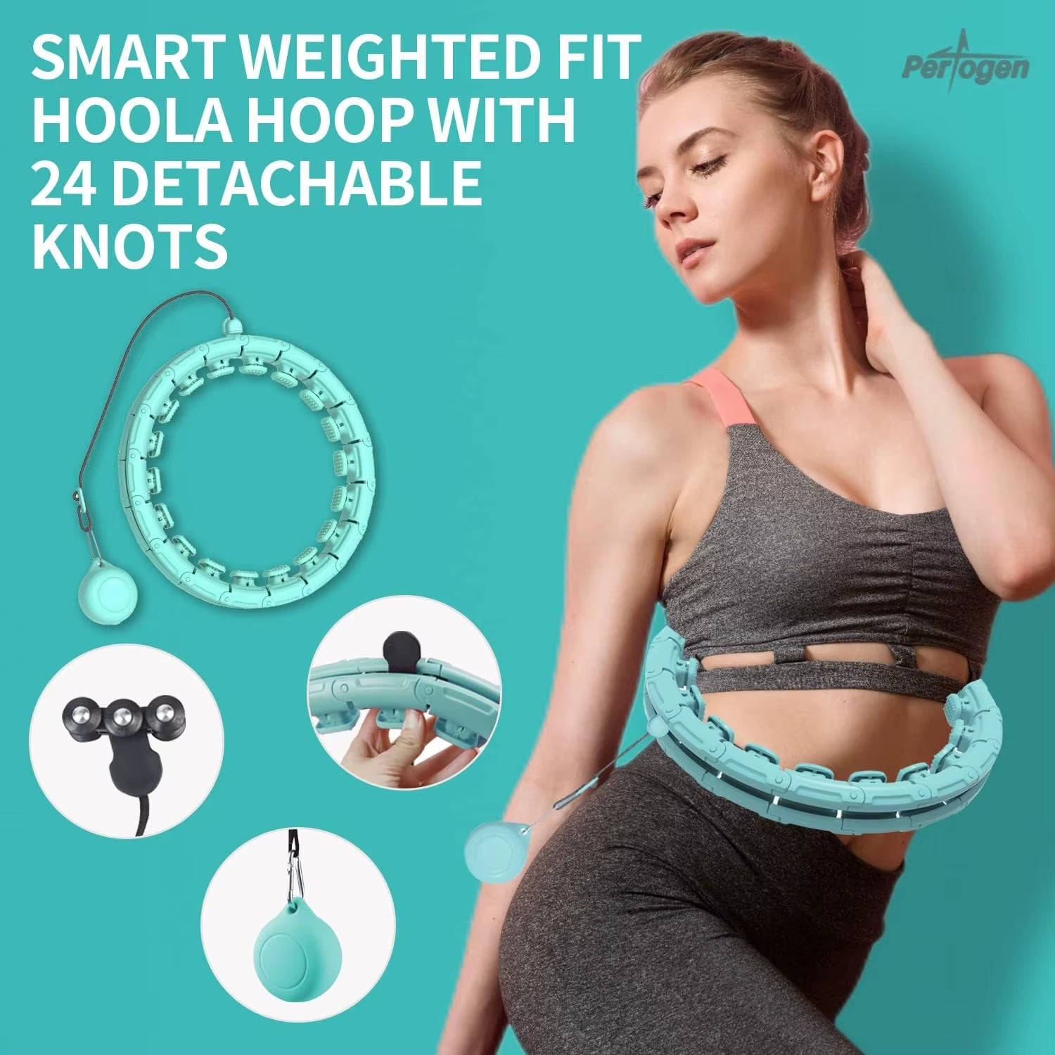Achieve Highly Effective Toning with the Ultimate Innovation in Adult Fitness Gear: High-Quality Weighted Hoola Hoop. the Superi