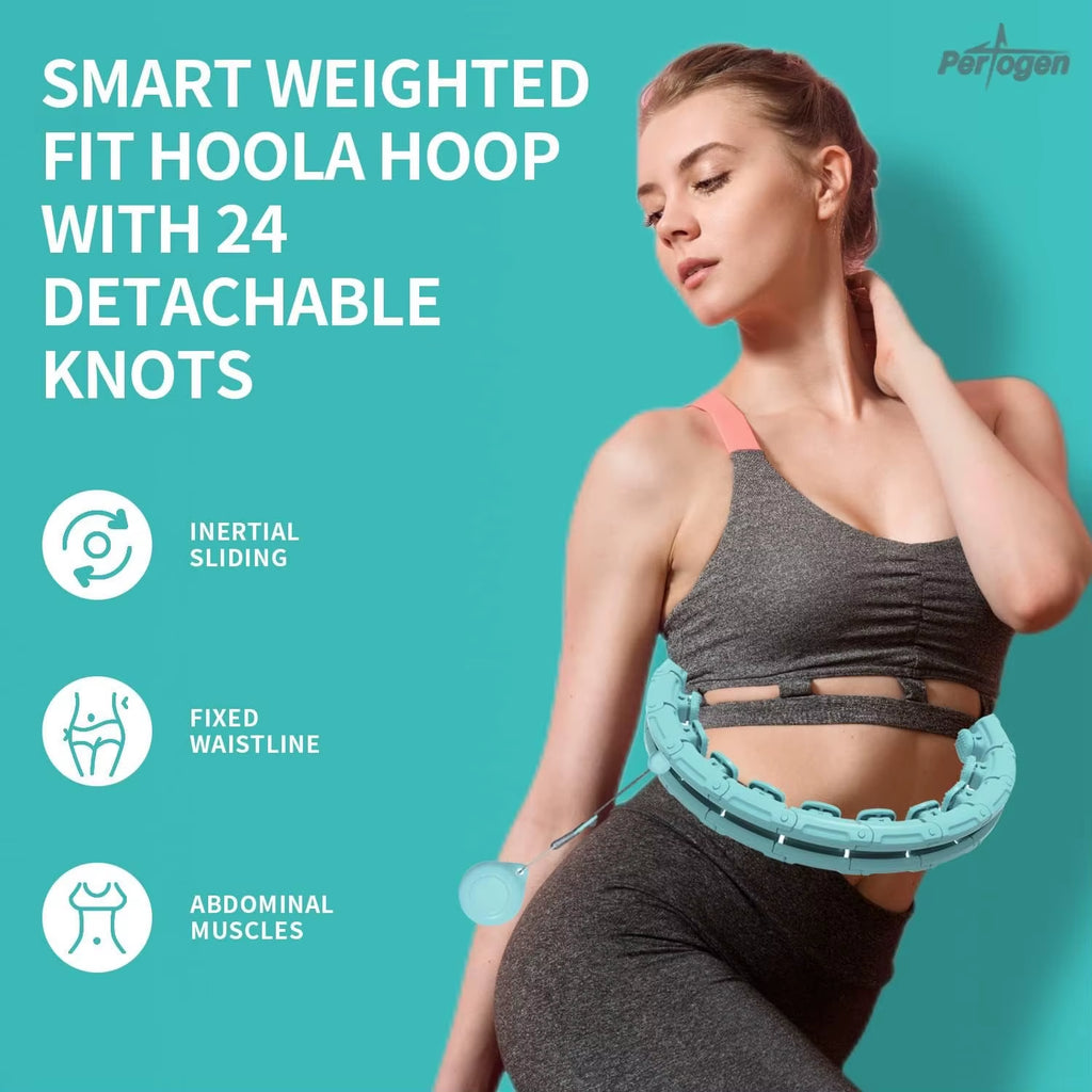Achieve Highly Effective Toning with the Ultimate Innovation in Adult Fitness Gear: High-Quality Weighted Hoola Hoop. the Superi